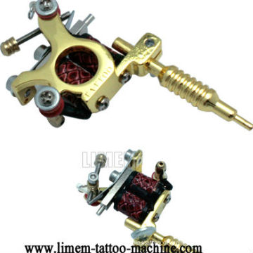 Charms Silberfarbe Mini Tattoo Maschine Halskette Anhänger Geschenk 45cm (17-3 / 4 &quot;) Goldfarbe